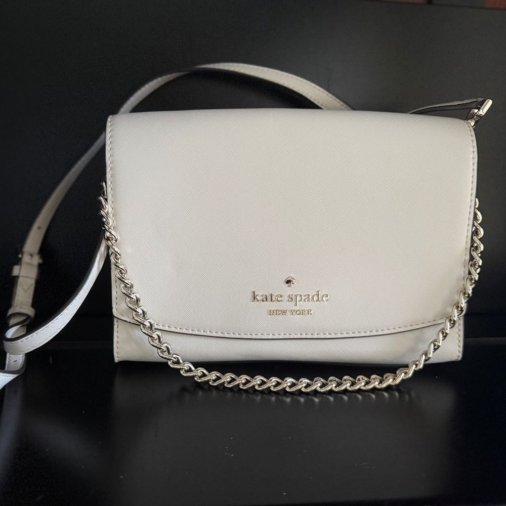 Kate Spade New York- Cameron Street Clarise - White Convertible Crossbody - NWT